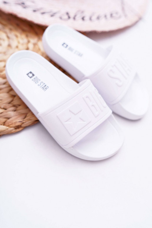 Plätud Laste jalanõud Big Star valget värvi DD374154 Plätud Laste jalanõud Big Star valget värvi DD374154