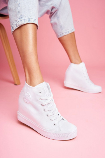 Sneakers tüüpi jalanõud Big Star valget värvi FF274A192