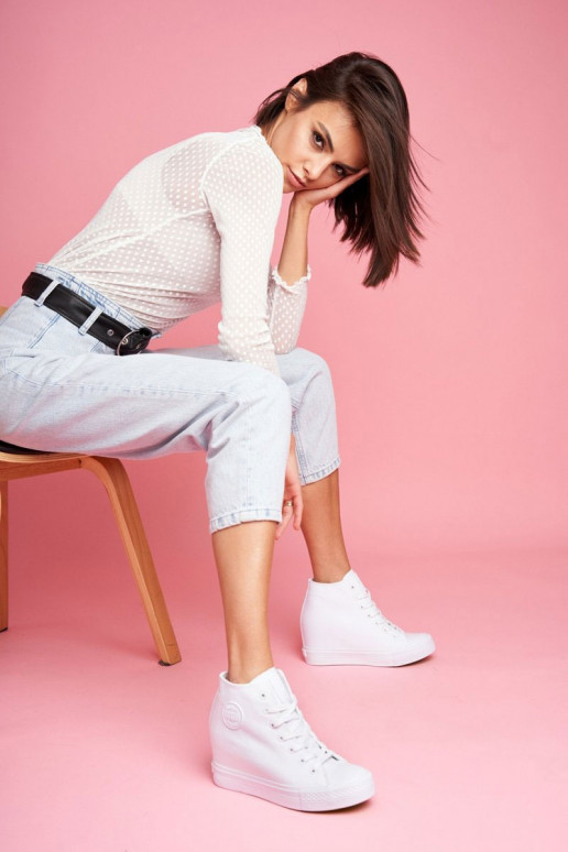 Sneakers tüüpi jalanõud Big Star valget värvi FF274A192