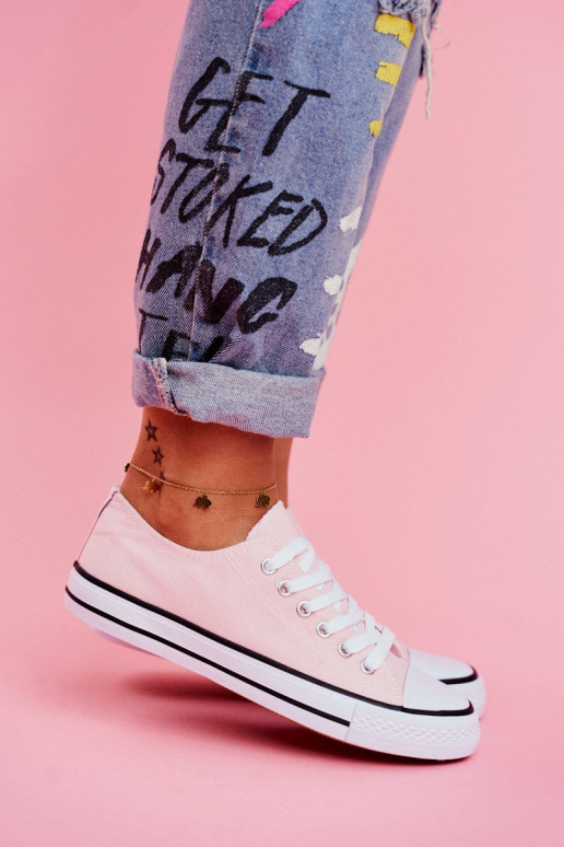 Klassikalise mudeli vabaaja jalanõud Tumeroosad värvi