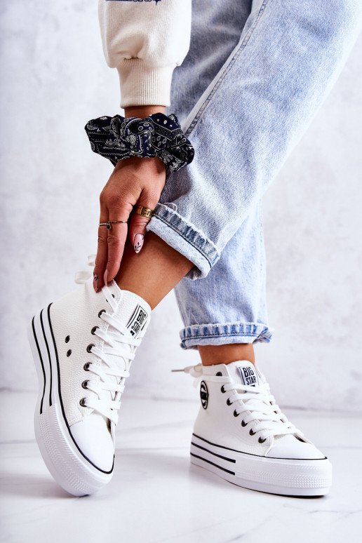 naiste saapad Big Star valget värvi GG274013