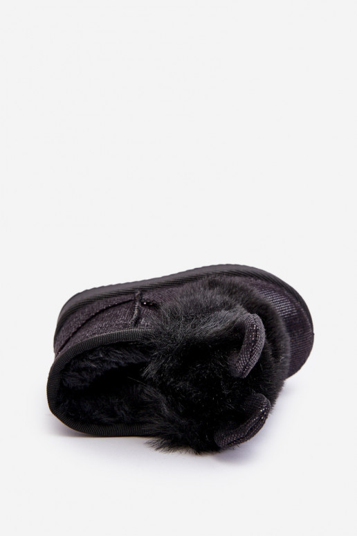 Nööpidega lumesaapad voodriga karusnahaga mustad Betty Nööpidega lumesaapad voodriga karusnahaga mustad Betty