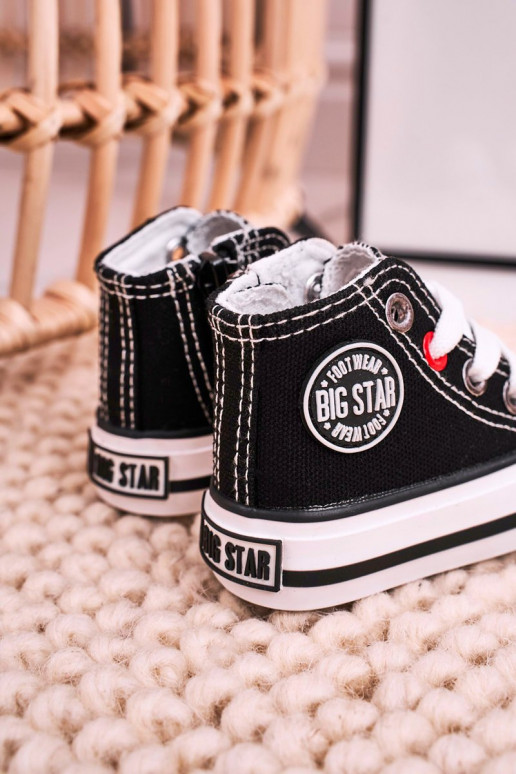 Laste jalanõud vabaajajalatsi tõmblukuga BIG STAR HH374188 mustad Laste jalanõud vabaajajalatsi tõmblukuga BIG STAR HH374188 mustad