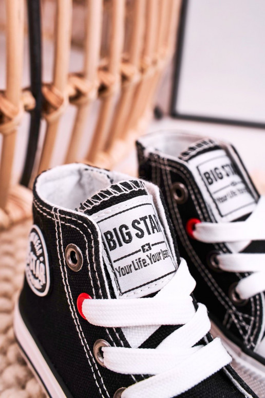 Laste jalanõud vabaajajalatsi tõmblukuga BIG STAR HH374188 mustad Laste jalanõud vabaajajalatsi tõmblukuga BIG STAR HH374188 mustad