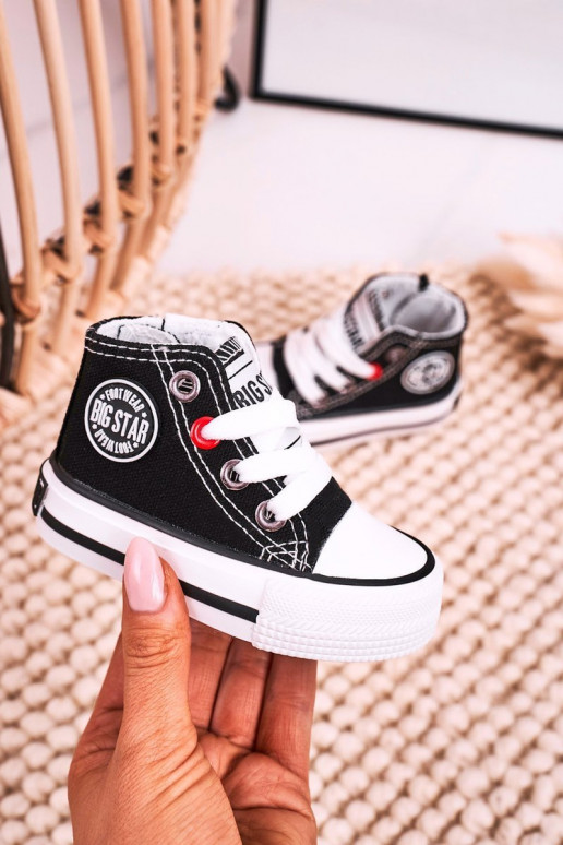 Laste jalanõud vabaajajalatsi tõmblukuga BIG STAR HH374188 mustad Laste jalanõud vabaajajalatsi tõmblukuga BIG STAR HH374188 mustad