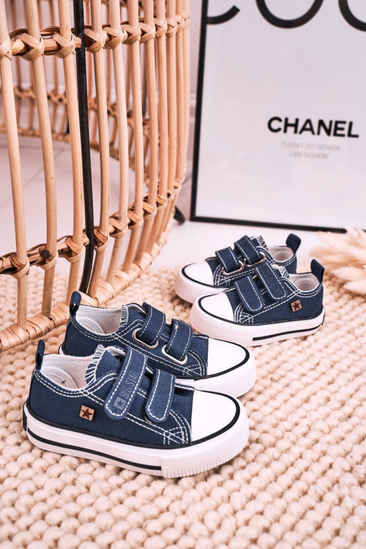 Laste vabaajajalatsid krõpsudega kinnitatav BIG STAR HH374201 tumesinist värvi