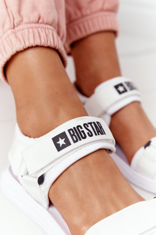 Sportliku stiiliga sandaalid Big Star HH274A026 valget värvi