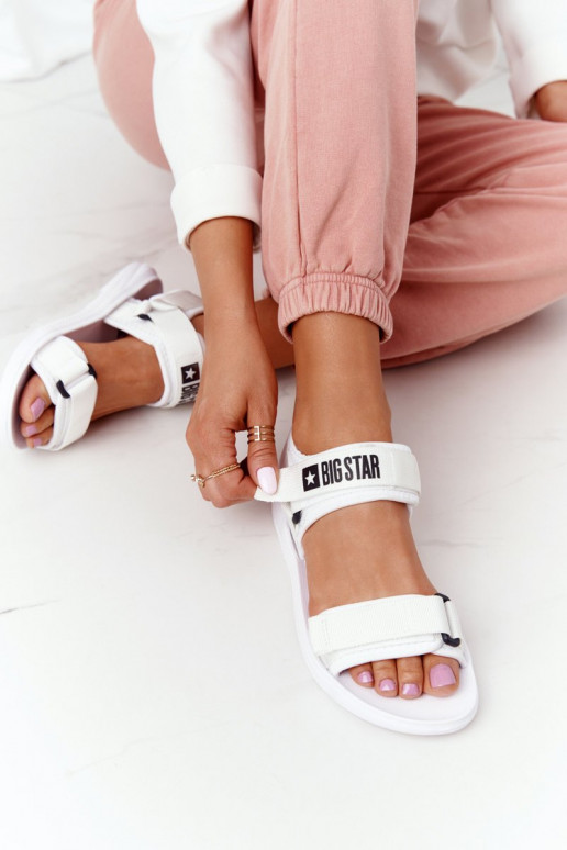 Sportliku stiiliga sandaalid Big Star HH274A026 valget värvi
