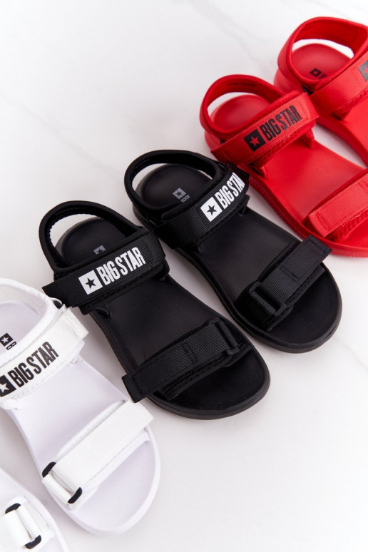 Sportliku stiiliga sandaalid Big Star HH274A026 valget värvi