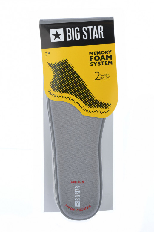 Jalatsite sisetallad BIG STAR Memory Foam System 2 paari Jalatsite sisetallad BIG STAR Memory Foam System 2 paari