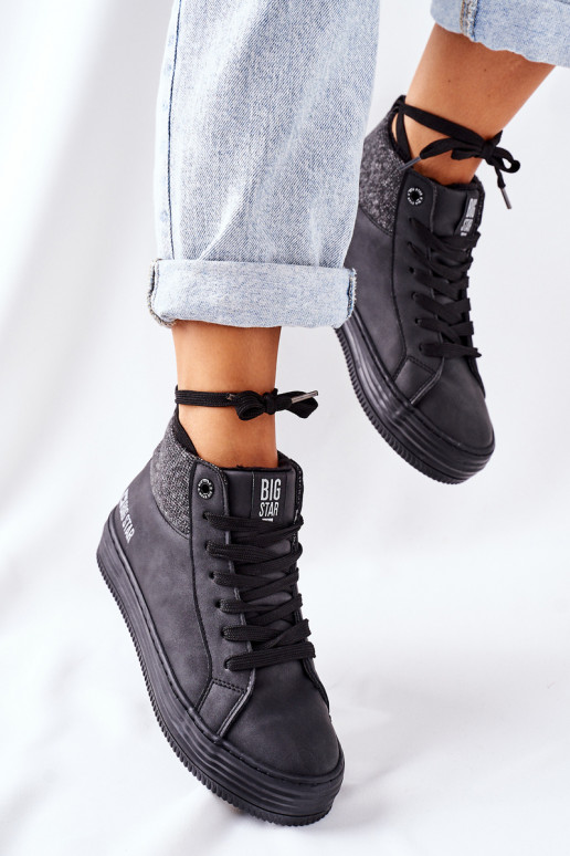 voodriga vabaaja jalanõud Big Star II274147 mustad