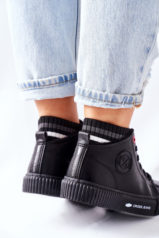 naiste saapad Cross Jeans mustad II2R4021