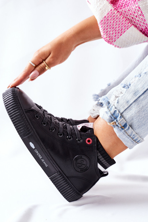 naiste saapad Cross Jeans mustad II2R4021