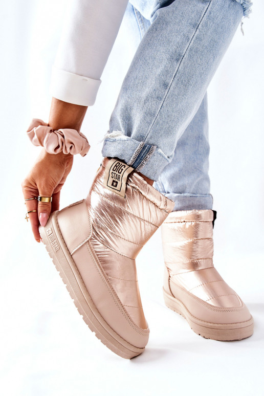 nööpidega lumesaapad Big Star II274121 beeži värvi