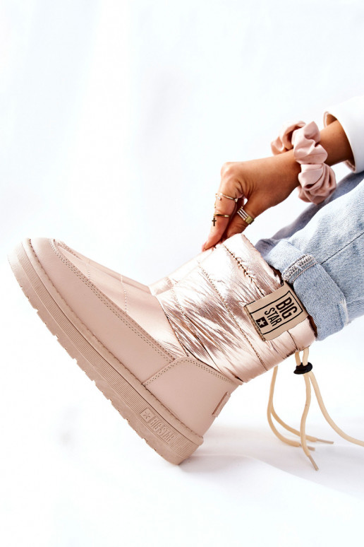 nööpidega lumesaapad Big Star II274121 beeži värvi