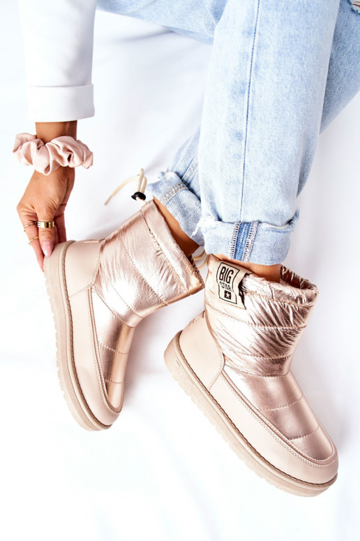 nööpidega lumesaapad Big Star II274121 beeži värvi