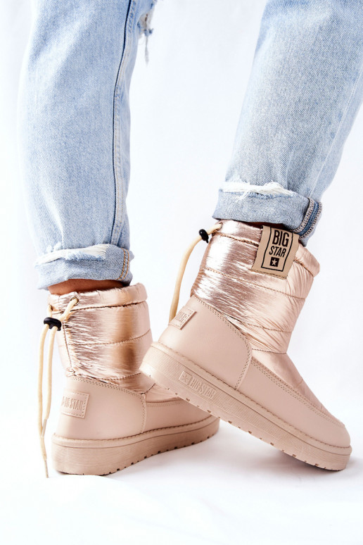 nööpidega lumesaapad Big Star II274121 beeži värvi