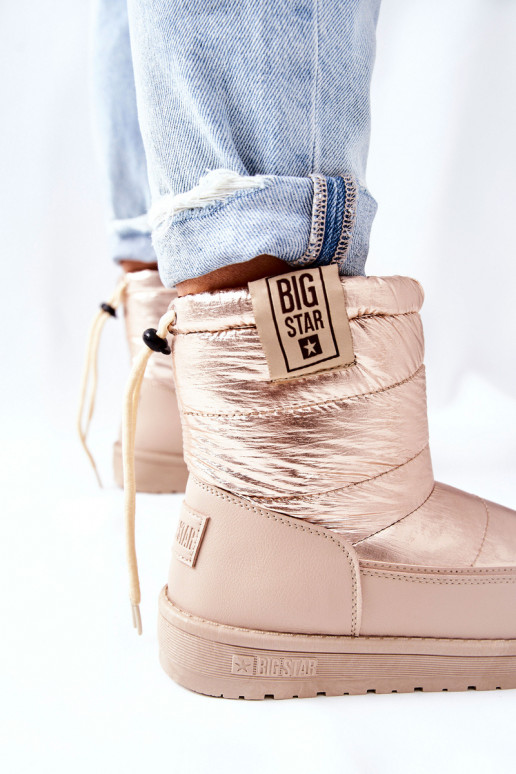 nööpidega lumesaapad Big Star II274121 beeži värvi