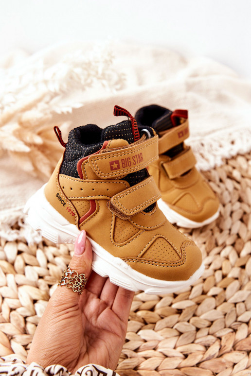 Laste jalanõud matkasaapad Big Star II374094 Camel