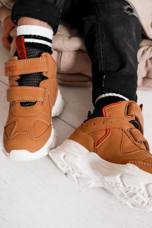 Laste jalanõud matkasaapad Big Star II374094 Camel