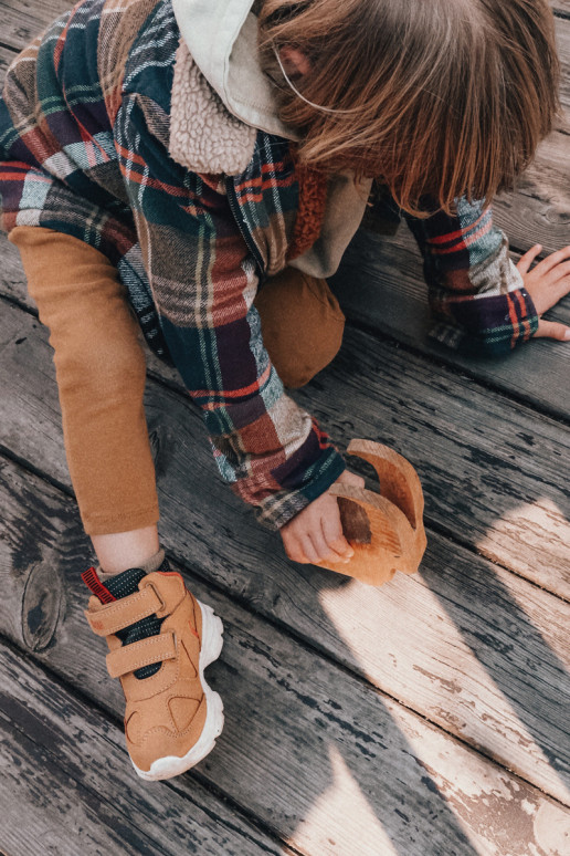 Laste jalanõud matkasaapad Big Star II374094 Camel