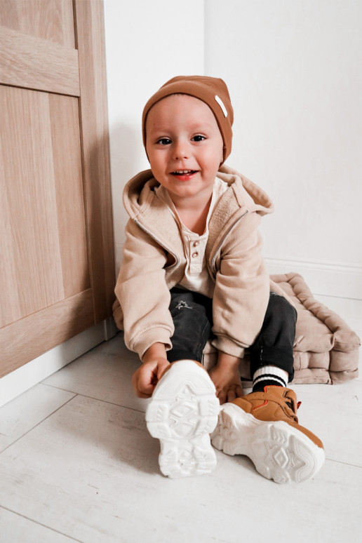 Laste jalanõud matkasaapad Big Star II374094 Camel