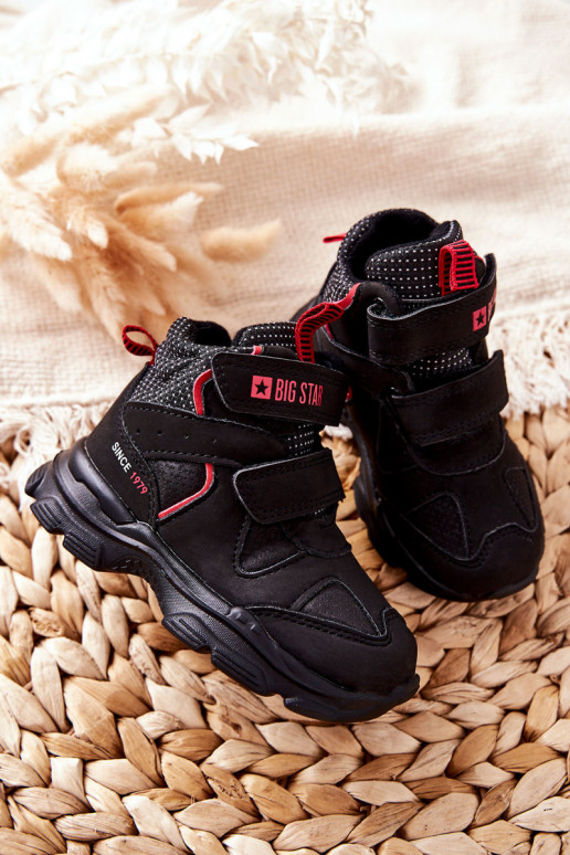 Laste jalanõud matkasaapad Big Star II374097 mustad