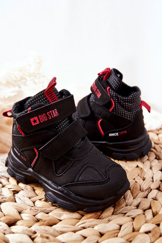 Laste jalanõud matkasaapad Big Star II374097 mustad