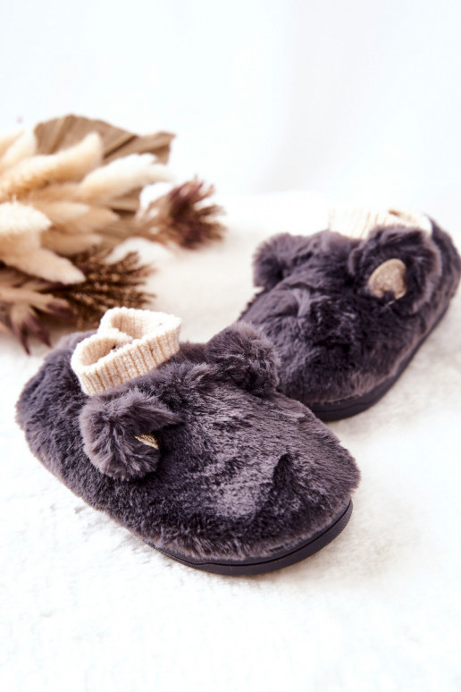 sussid voodriga nööriga kroogitavad halli värvi Dessi sussid voodriga nööriga kroogitavad halli värvi Dessi