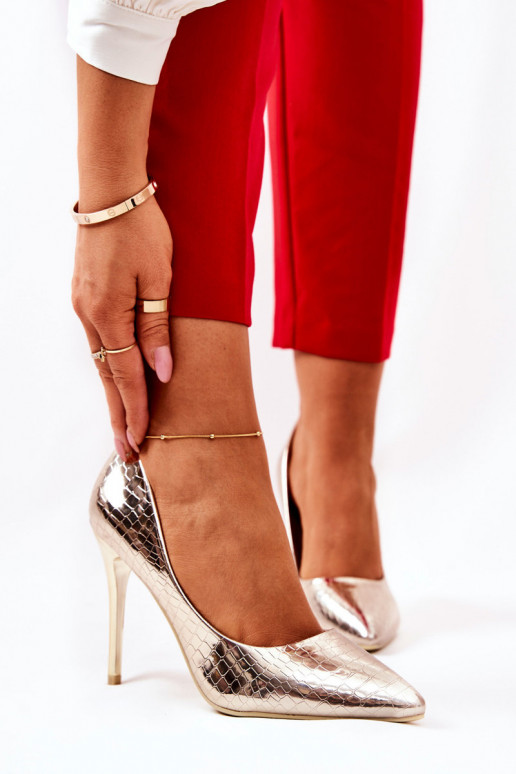 kõrge kontsaga Kuldset värvi Tissoria