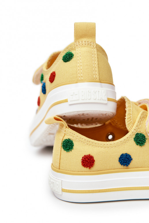Laste vabaajajalatsid krõpsudega kinnitatav BIG STAR JJ374056 Kollased