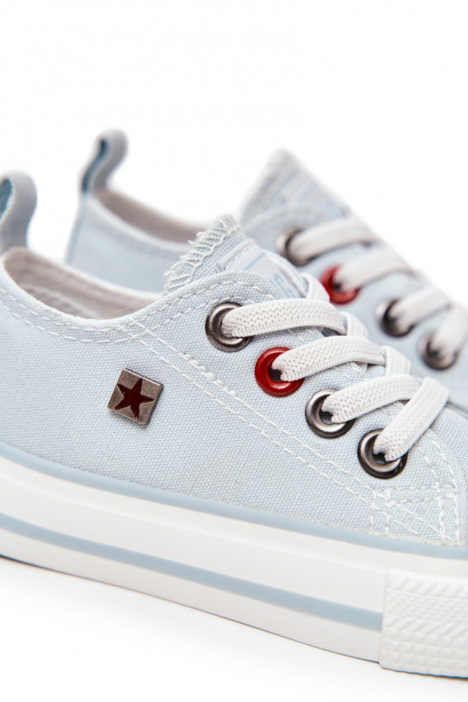 Laste jalanõud Klassikalise mudeli madalad tennised BIG STAR HH374094 Sinist värvi