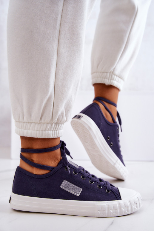 Klassikalise mudeli Naistesaapad BIG STAR JJ274494 tumesinist värvi