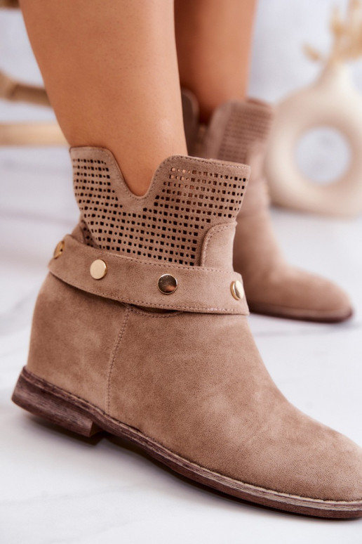 Naiste poolsaapad beeži värvi Royale