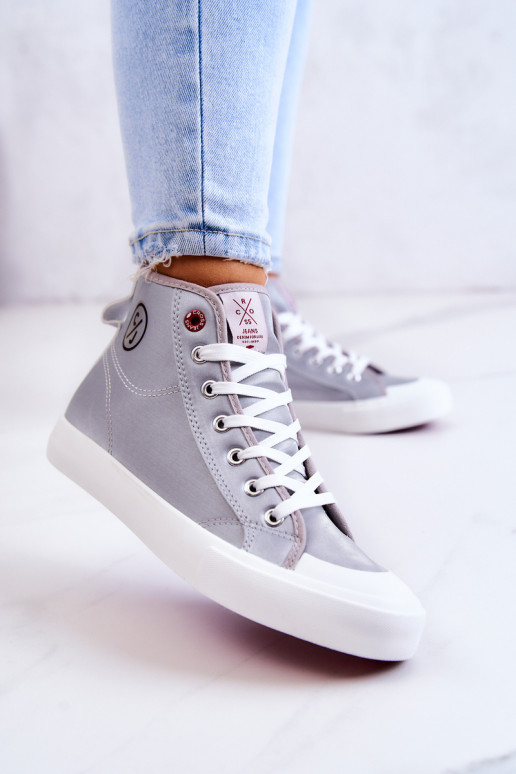 vabaajajalatsi Cross Jeans JJ2R4057C Halli värvi vabaajajalatsi Cross Jeans JJ2R4057C Halli värvi