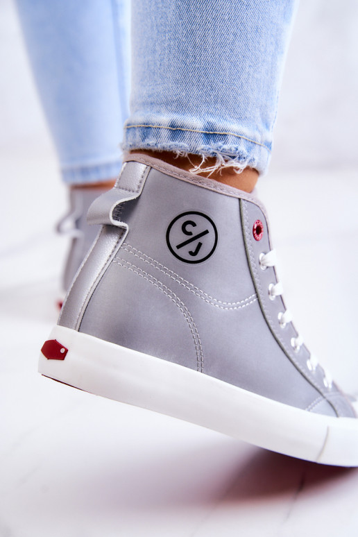 vabaajajalatsi Cross Jeans JJ2R4057C Halli värvi vabaajajalatsi Cross Jeans JJ2R4057C Halli värvi