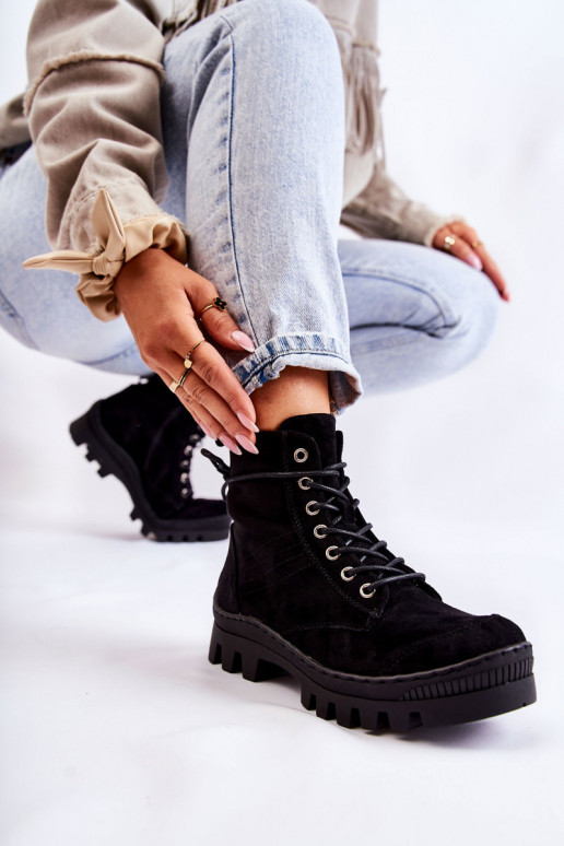 seemisnakhsed Naiste poolsaapad jalanõud mustad Layden