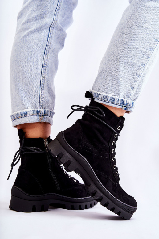 seemisnakhsed Naiste poolsaapad jalanõud mustad Layden