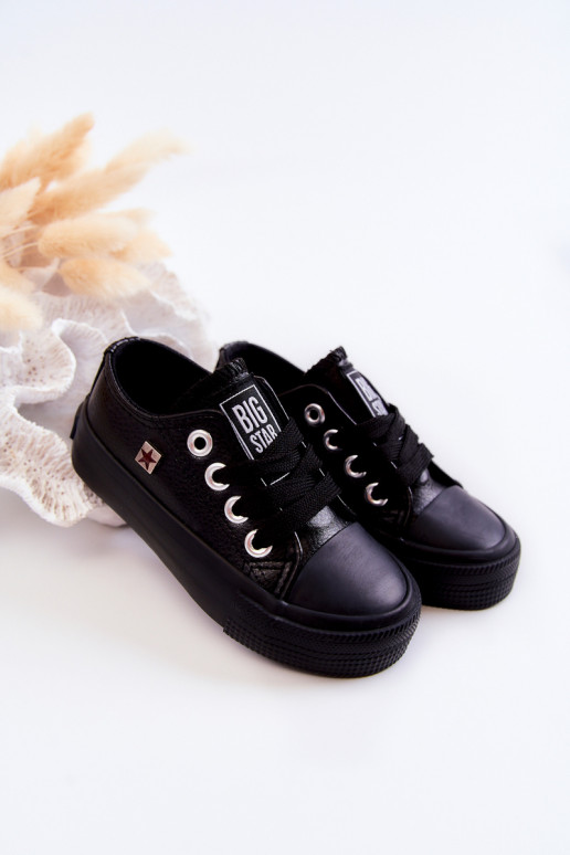 Laste jalanõud vabaaja jalanõud BIG STAR JJ374311 mustad