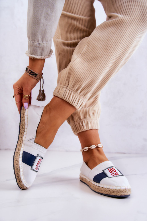 Espadrillid Big Star JJ274964 Valget-tumesinist värvi