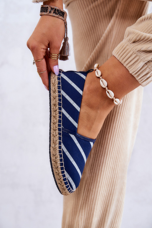 Klassikalise mudeli espadrillid Big Star JJ274960 tumesinist värvi