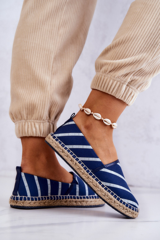 Klassikalise mudeli espadrillid Big Star JJ274960 tumesinist värvi