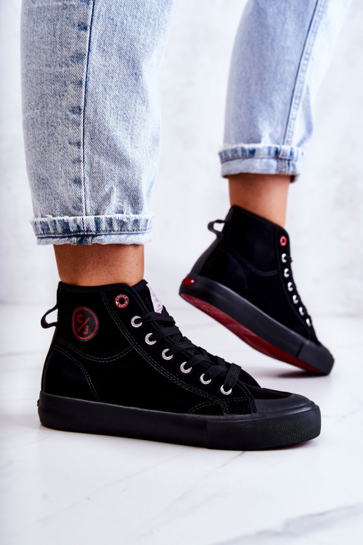 spordijalatsid vabaajajalatsi Cross Jeans JJ2R4055C mustad
