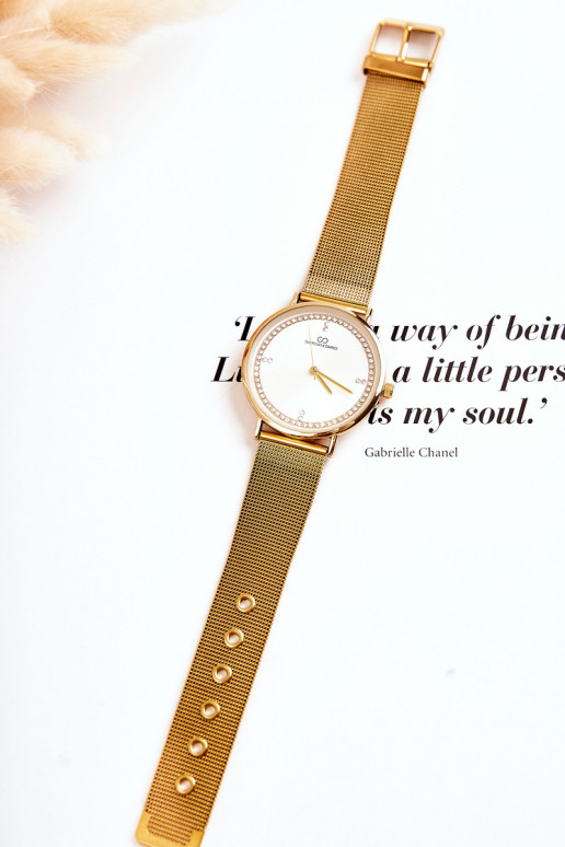 Naiste käekell Giorgio & Dario säravate kristallidega Kuldset värvi