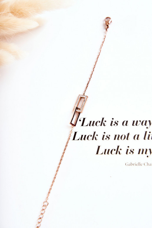 Käevõru säravate kristallidega Kuldset värvi