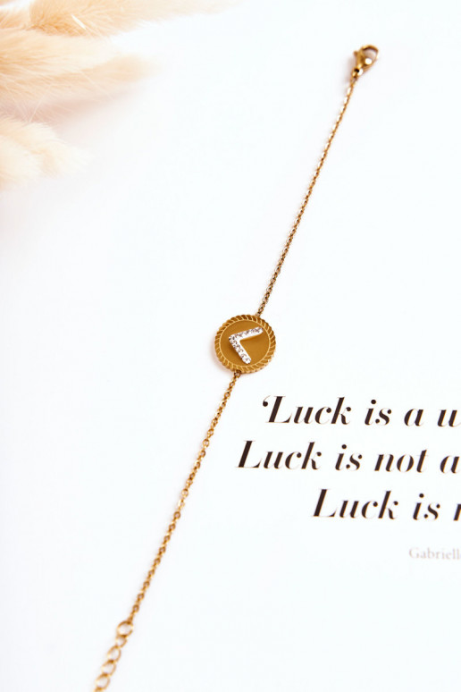 Käevõru kaunistustega Kuldset värvi