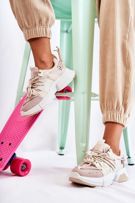 Sneakers tüüpi jalanõud Sportliku stiiliga jalanõud pruunid värvi Someday