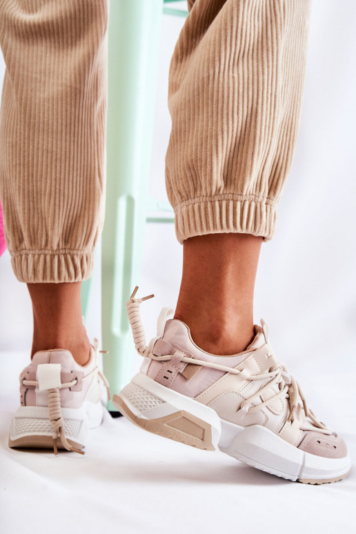 Sneakers tüüpi jalanõud Sportliku stiiliga jalanõud pruunid värvi Someday