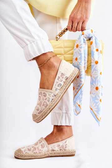 Klassikalise mudeli espadrillid beeži värvi Catris