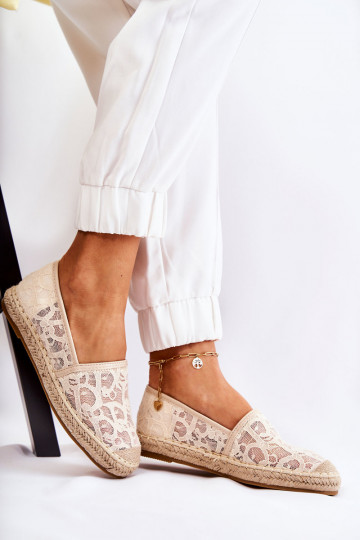 Klassikalise mudeli espadrillid beeži värvi Catris 2